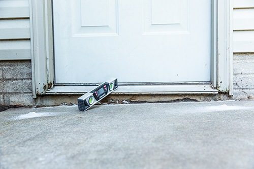 PolyLevel_Garage-Side-Door_01_Before